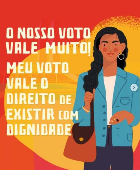 meu voto vale direito de existir com dignidade