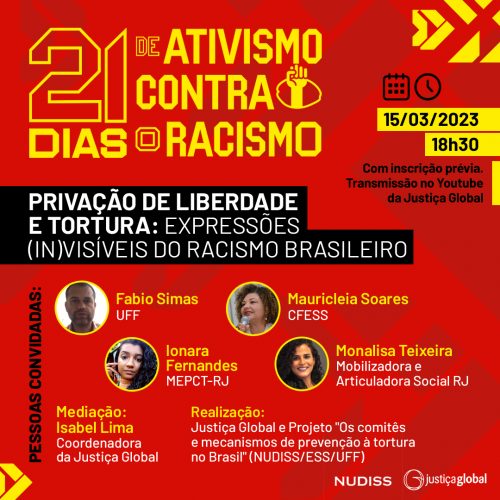 Privação de Liberdade e Tortura: expressões (in)visíveis do racismo brasileiro