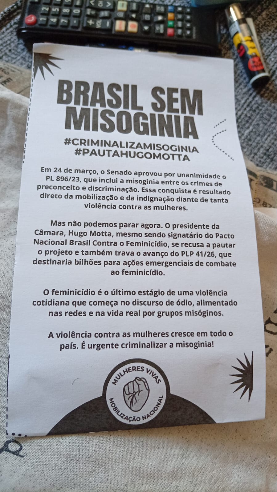 manifesto misoginia