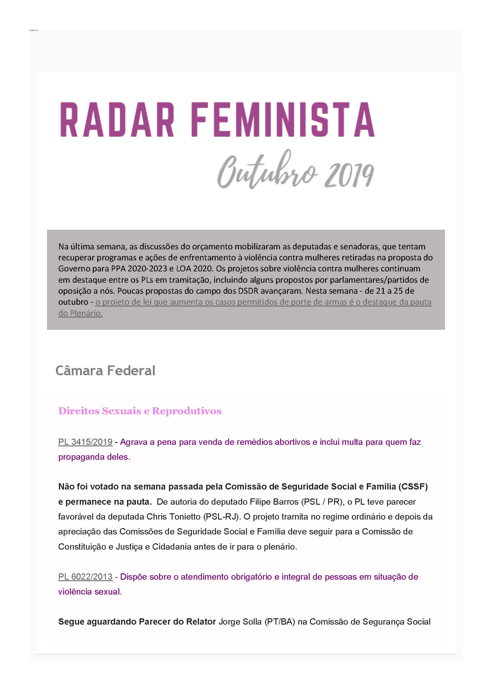 RadarFeminista 21a25outubro2019 site Page 1